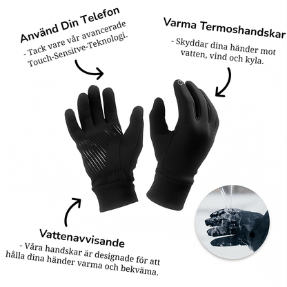 ThermoGrip - Vattenavvisande Touch-Handskar
