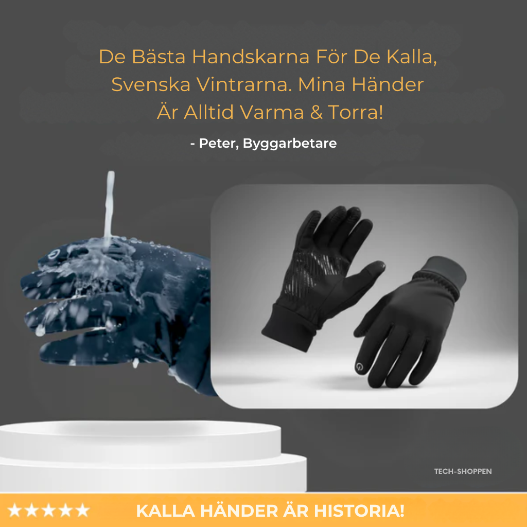 ThermoGrip - Vattenavvisande Touch-Handskar