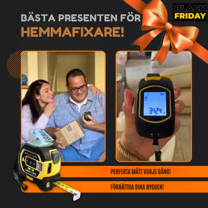 InfralaserTape - 3-i-1 Infrarött Lasermåttband